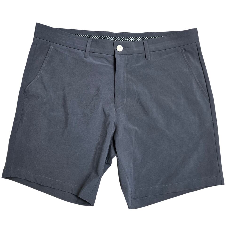 Primo Golf Grey Shorts Mens Performance Casual 7" Inseam
